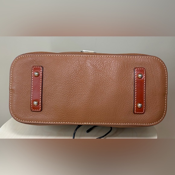 Dooney & Bourke Briana Shoulder Tote Carmel Brown Leather EUC - Picture 14 of 17